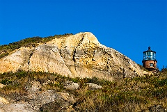 Gay Head lighthouse At Cliff Edge Before Move